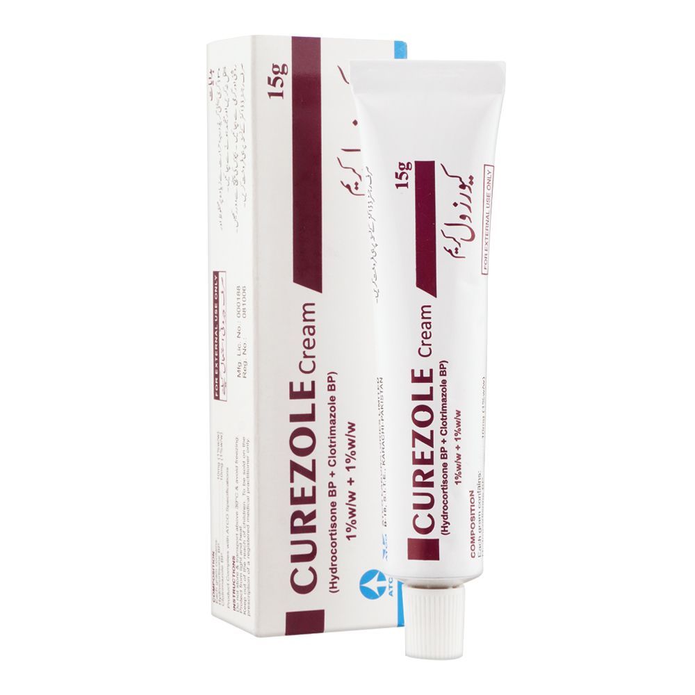 ATCO Laboratories Curezole Cream, 15g - Main Image