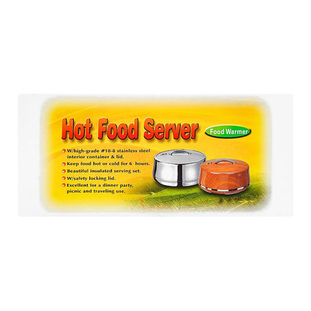 Golden Fire Round Hot Pot, Food Warmer, 5000ml, Silver, 665S/S - Image 3