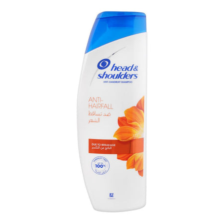 Head & Shoulders Anti-Hair Fall Anti-Dandruff Shampoo, Due To Breakage, 360ml - Main Image