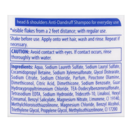 Head & Shoulders Anti-Hair Fall Anti-Dandruff Shampoo, Due To Breakage, 360ml - Image 3