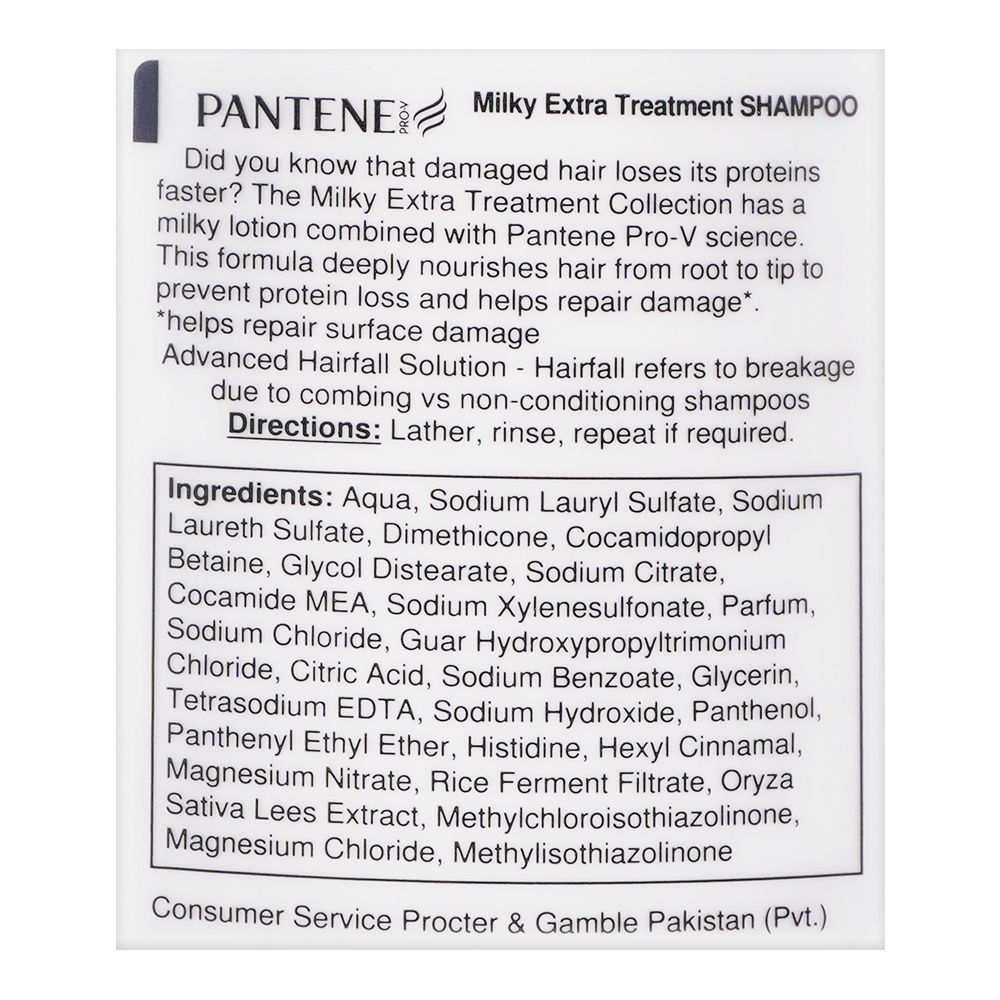 Pantene Advanced Hair Fall Solution + Milky Extra Treatment Shampoo - Image 3