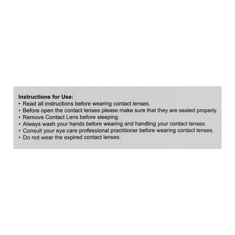 Optiano Soft Color Contact Lenses, Ice Blue - Image 4