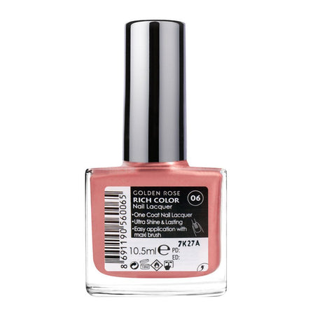 Golden Rose Rich Color Nail Lacquer, 06 - Image 2