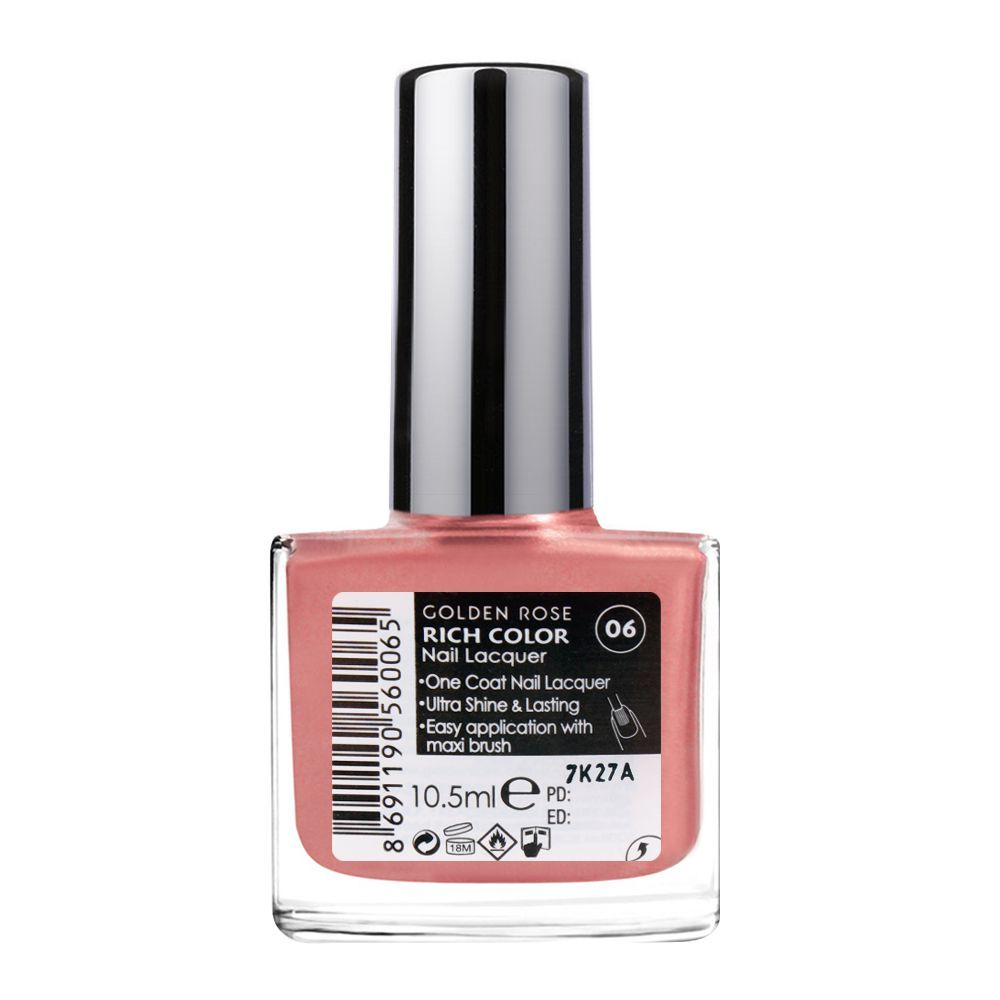 Golden Rose Rich Color Nail Lacquer, 06 - Image 2