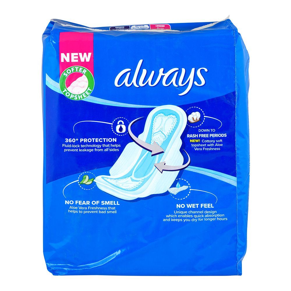 Always Aloe Vera Freshness Maxi Thick Extra Long Pads, 26-Pack, Save Rs.100/- - Image 2
