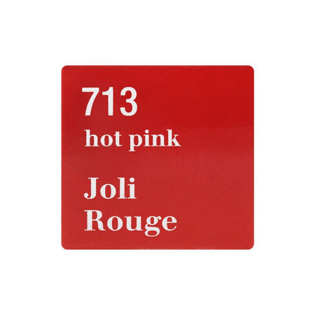 Clarins Paris Joli Rouge Moisturizing Long-Wearing Lipstick, 713 Hot Pink - Image 5