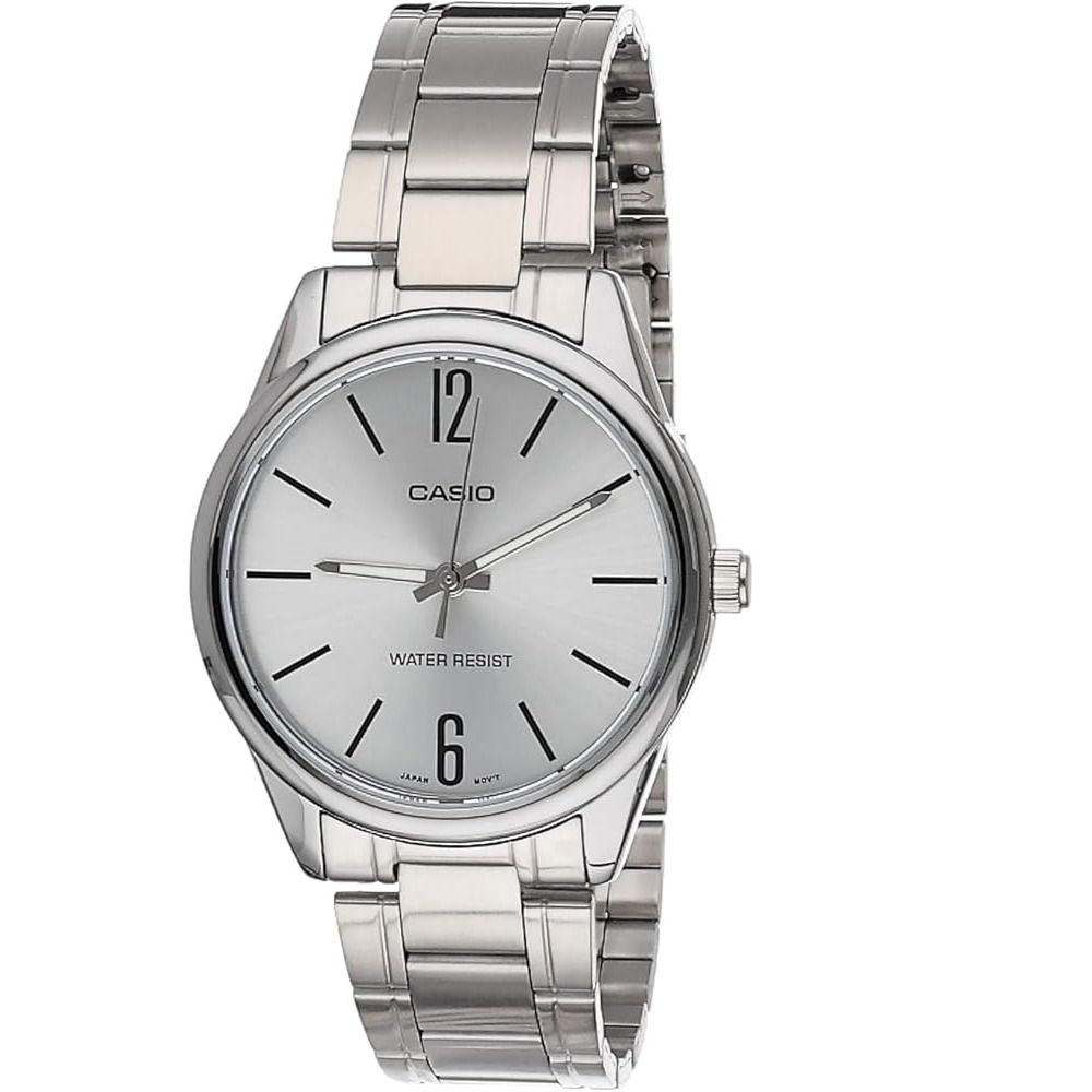 Casio Men's Formal Analog Watch With Silver Dial & Stainless Steel Bracelet, MTP-V005D-7BUDF - Main Image
