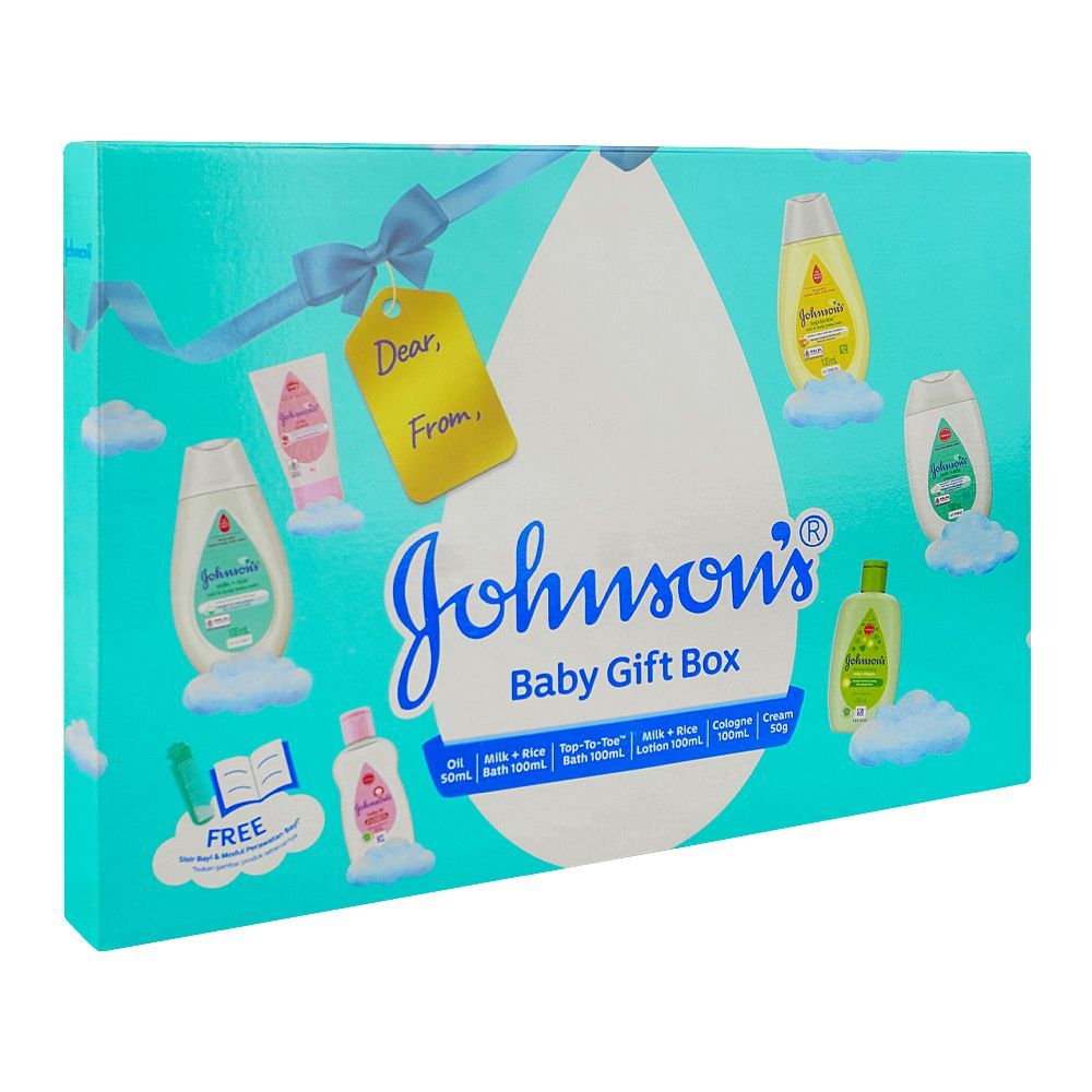 Johnson's Starter Kit Baby Gift Box, 6-Pieces - Main Image