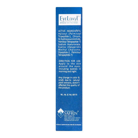 Safrin Skin Care Eyeloxyl Intensive Eye Treatment, For Younger Looking Eyes, 15g - Image 3