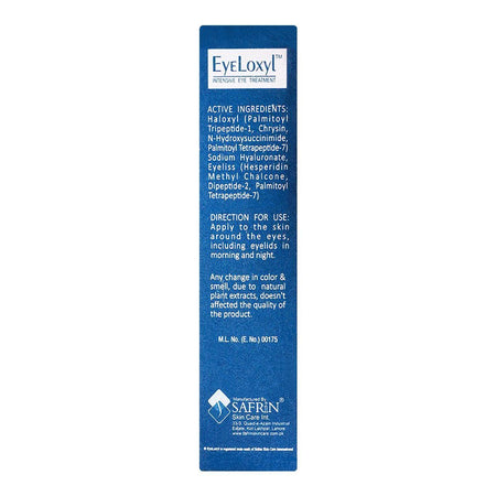 Safrin Skin Care Eyeloxyl Intensive Eye Treatment, For Younger Looking Eyes, 15g - Image 4