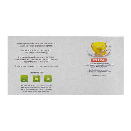 Tapal Mango Green Tea Bags, 30-Pack - Image 3
