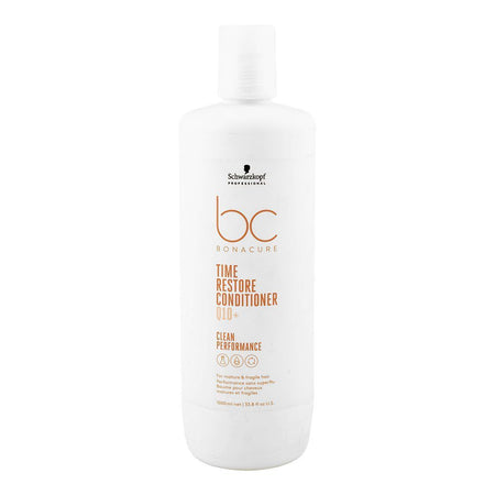 Schwarzkopf BC Bonacure Q10 Plus Time Restore Conditioner, Shea Butter, Citric Acid, For Dry Hair, 1000ml - Main Image