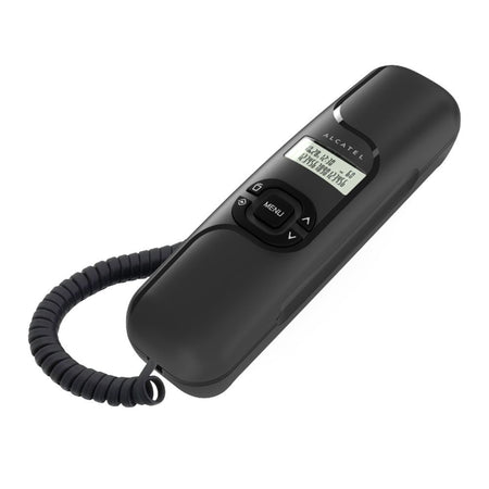 Alcatel Corded Landline Telephone, Black, T16 EX - Main Image