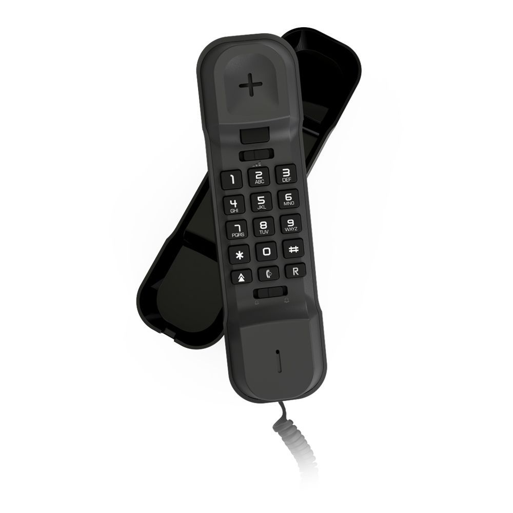 Alcatel Corded Landline Telephone, Black, T16 EX - Image 2