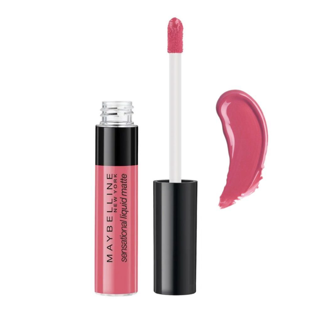 Maybelline New York Sensational Liquid Matte Lip Tint - Long lasting, Lightweight, Soft Matte Liquid Lipstick - Easy Berry - Main Image
