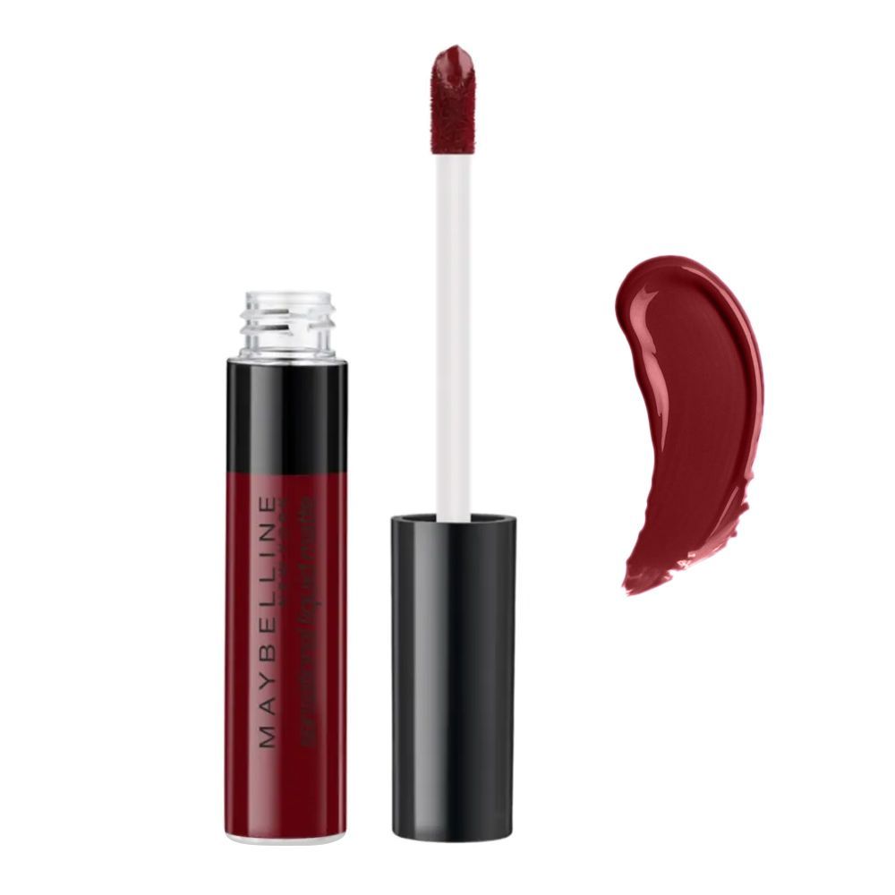 Maybelline New York Color Sensational Liquid Matte Lipstick, 02 Soft Wine - Main Image