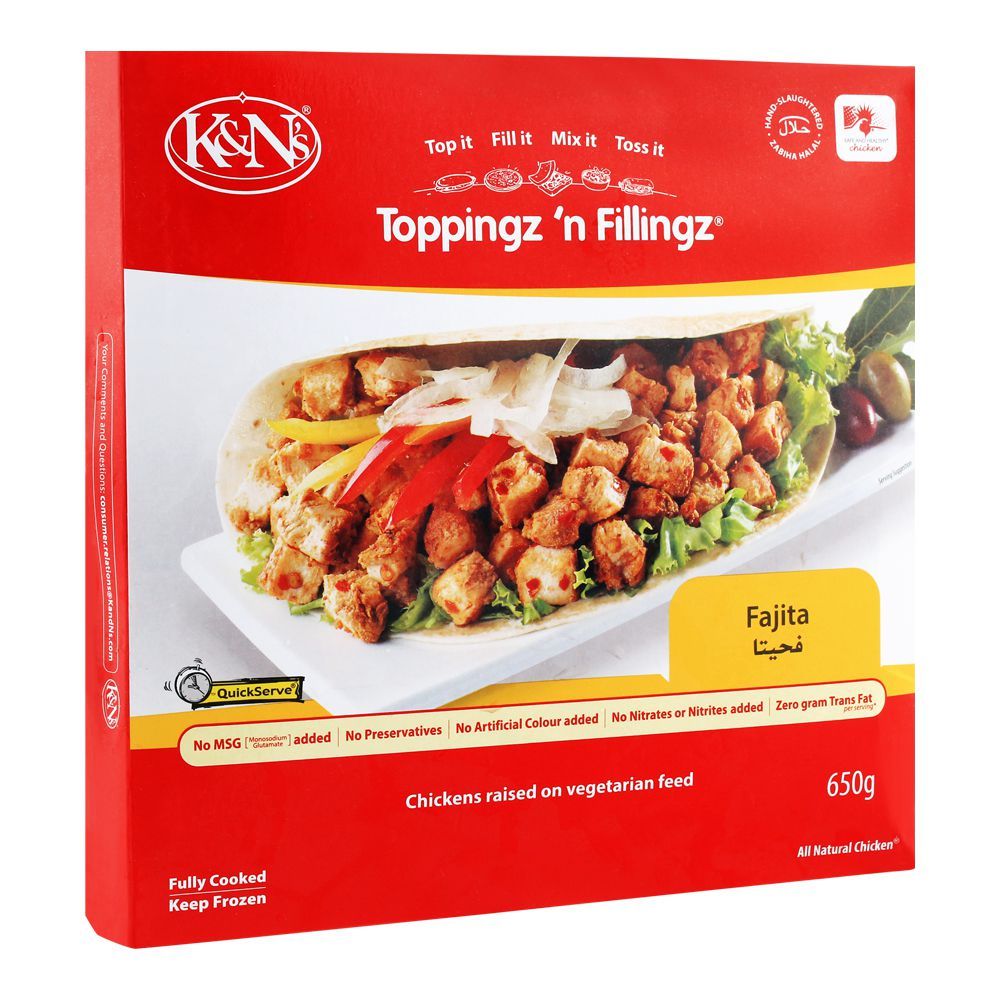 K&N's Toppingz 'N Fillingz, Fajita, 650g - Main Image