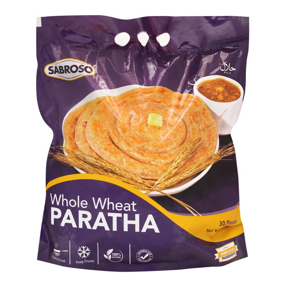 Sabroso Whole Wheat Paratha 30`s 2400g - Main Image