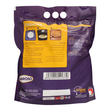 Sabroso Whole Wheat Paratha 30`s 2400g - Image 2