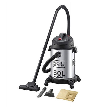 Black & Decker 2-In-1 Wet & Dry Vacuum Cleaner, 30L, WV-1450 - Image 2