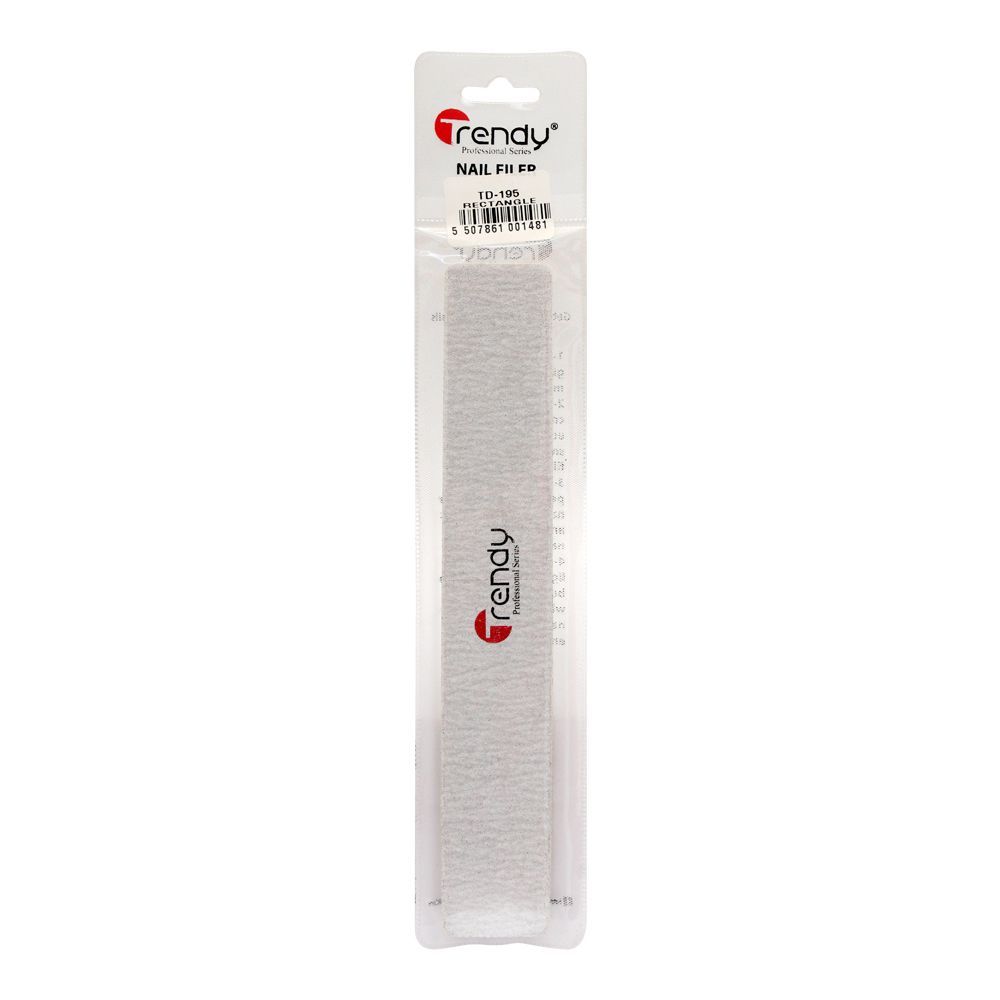Trendy Nail Filer, Rectangle, TD-195 - Image 2