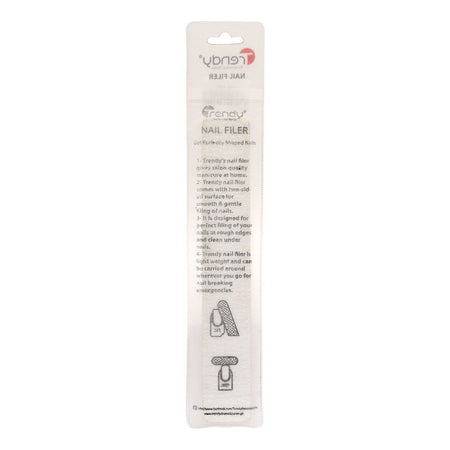 Trendy Nail Filer, Rectangle, TD-195 - Image 3