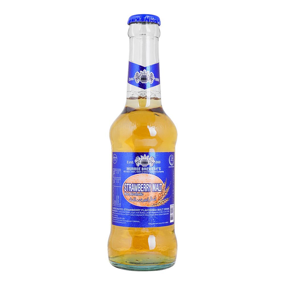 Muree Brewery`S Strawberry Malt 250ml Bottle - Main Image