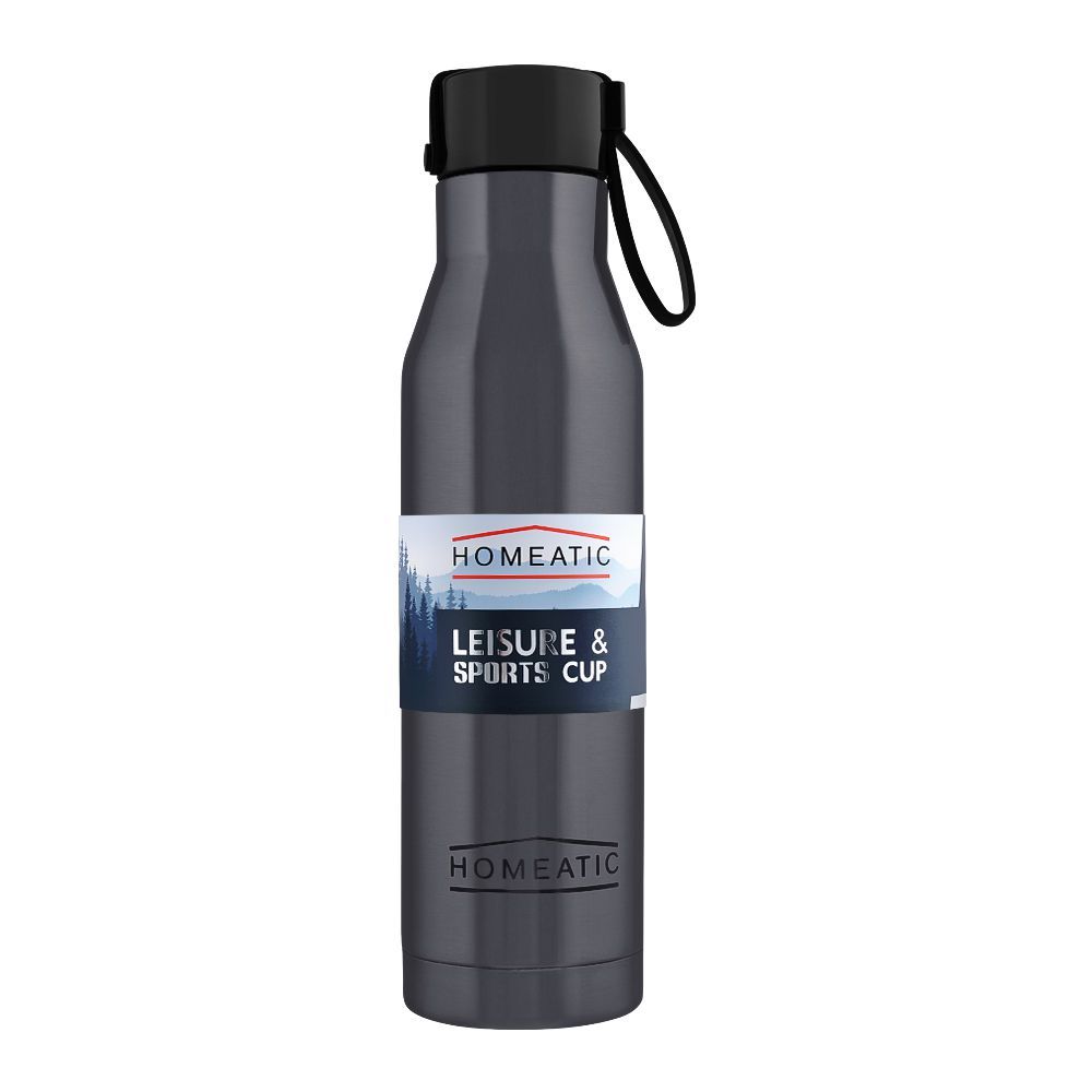 Homeatic Steel Sports Water Bottle, Blue, 500ml, KA-017 - Main Image