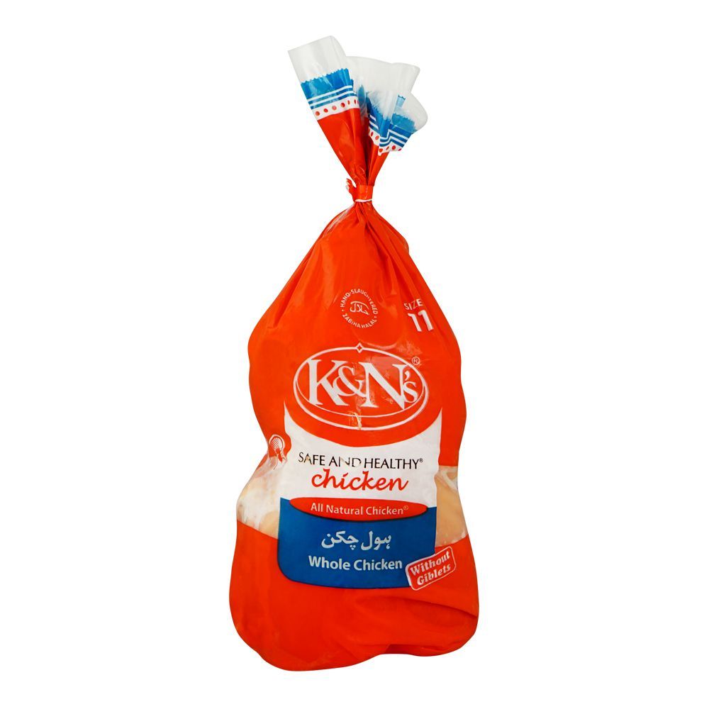 K&N's Whole Chicken Without Giblet-11, 1.1 KG - Main Image