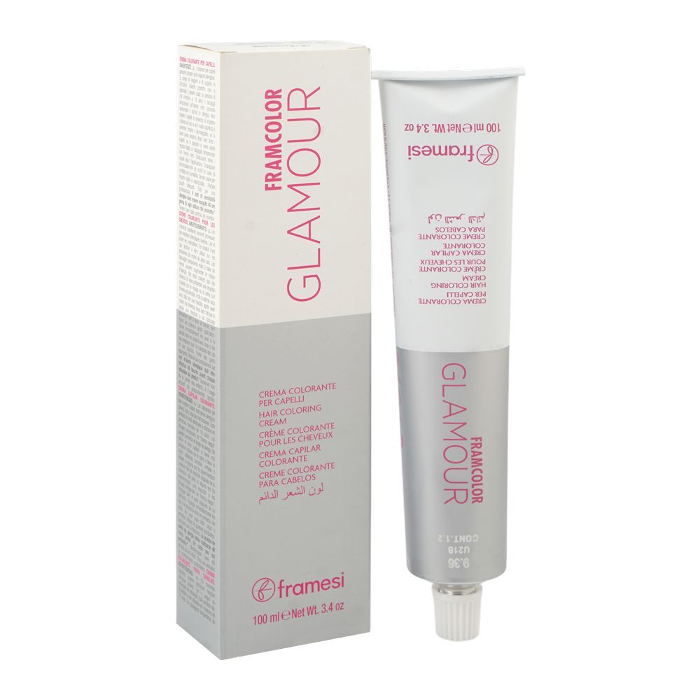 Framesi Framcolor Glamour Hair Coloring Cream, 9.36 Sandy Very Light Blonde, 100ml - Main Image
