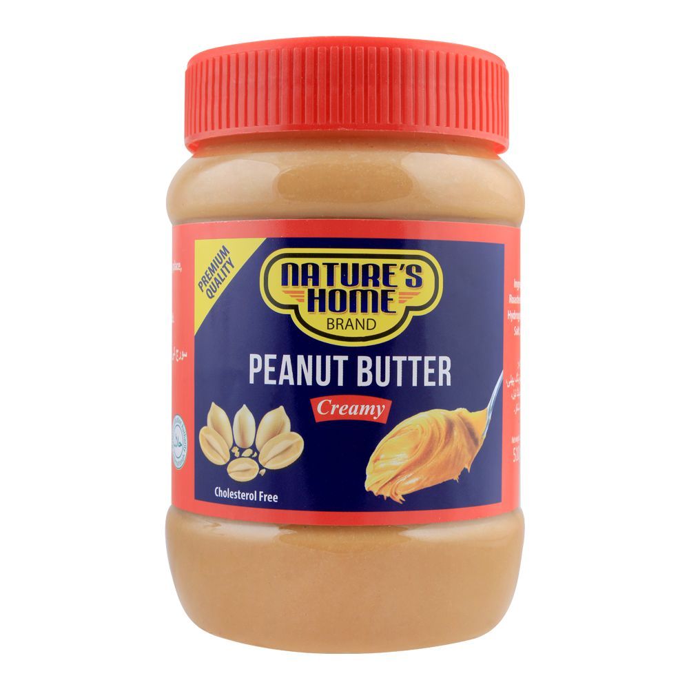 Nature's Home Peanut Butter, Creamy, 510g - Main Image