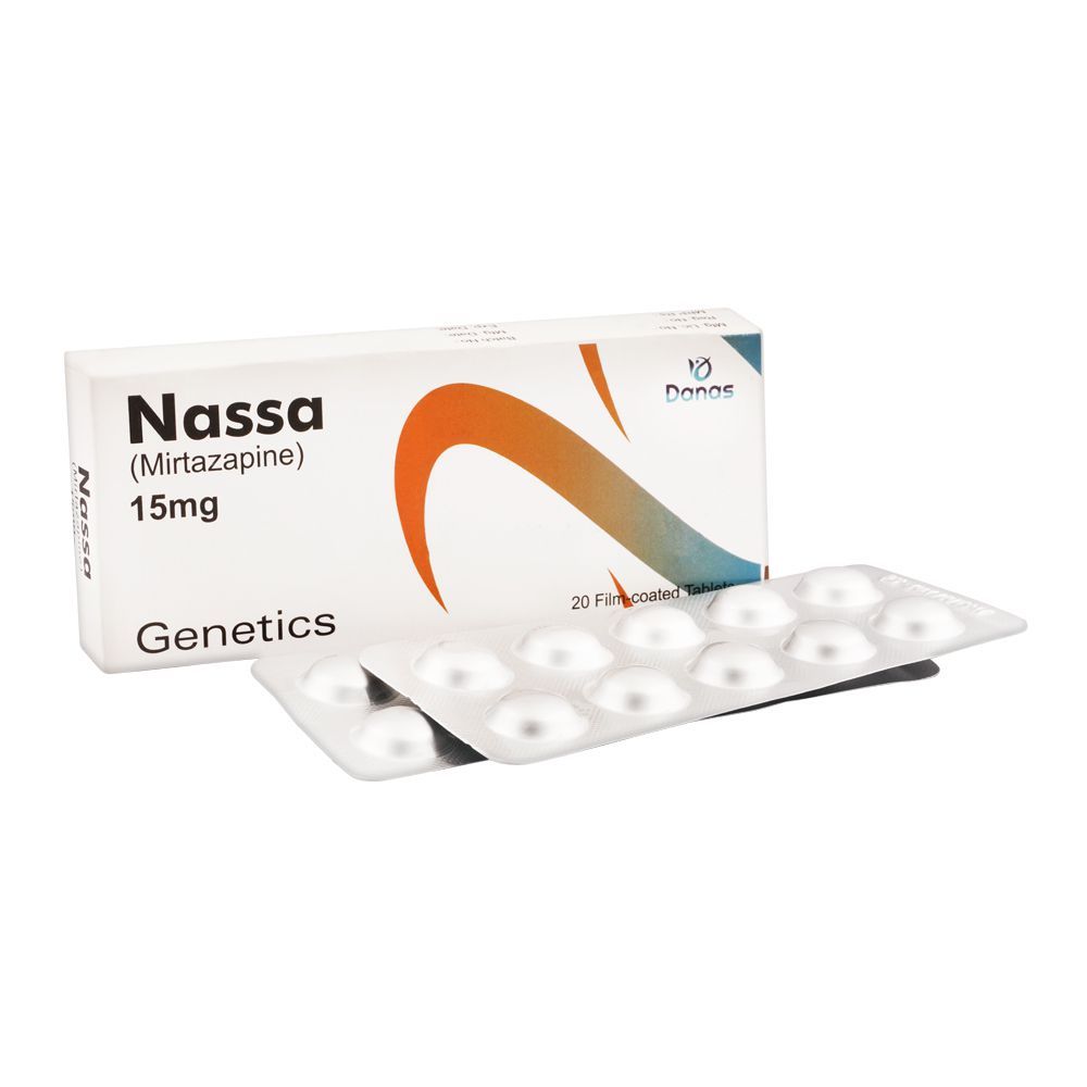 Genetics Pharmaceuticals Nassa Tablet, 15mg, 20-Pack - Main Image