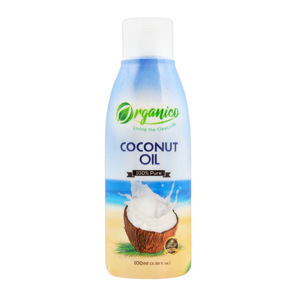 Organico Coconut Oil, 100ml, Bottle - Main Image