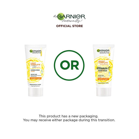 Garnier Skin Active Bright Complete Vitamin C Serum Cream, 40ml - Lighten Dark Spots And Brighten Your Skin - Image 2