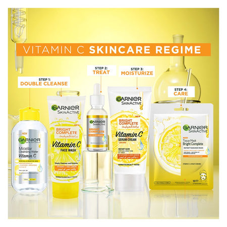 Garnier Skin Active Bright Complete Vitamin C Serum Cream, 40ml - Lighten Dark Spots And Brighten Your Skin - Image 4