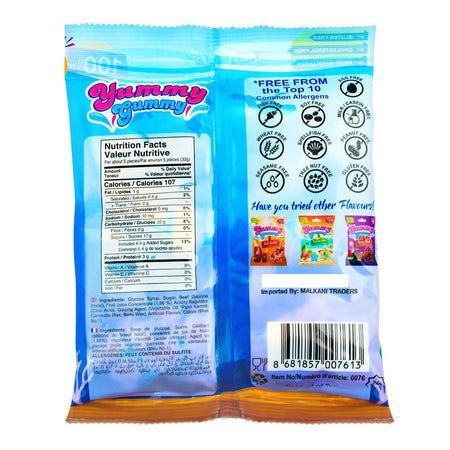 Yummy Gummy Jelly Blue Sharks, Gluten Free, 150g - Image 2