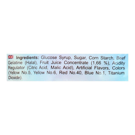 Yummy Gummy Jelly Sour Neon Worms, Gluten Free, 150g - Image 4