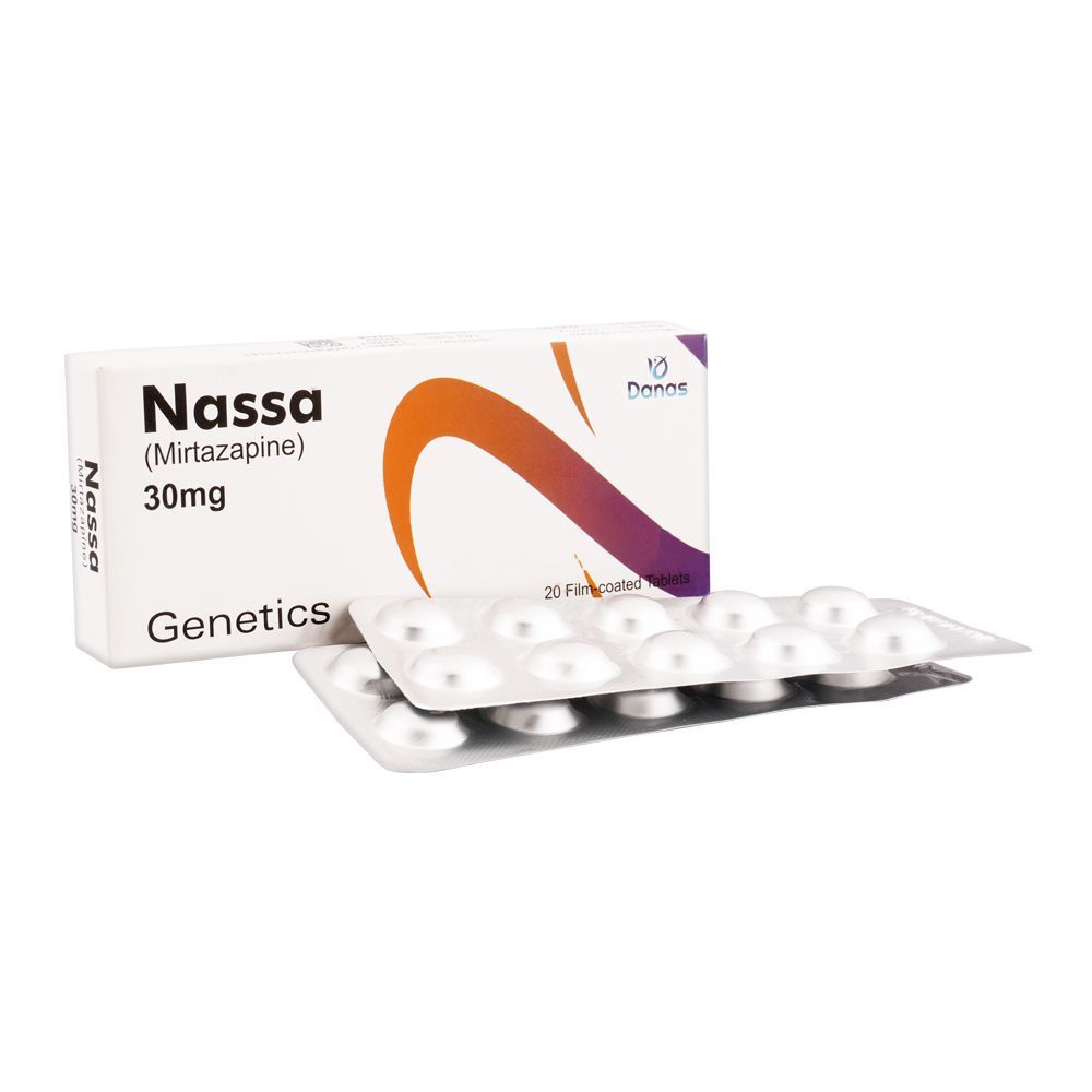 Genetics Pharmaceuticals Nassa Tablet, 30mg, 20-Pack - Main Image