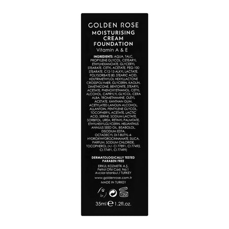 Golden Rose Moisturising Cream Foundation, Vitamin A + E, 06 - Image 4