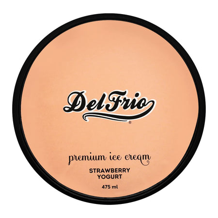 Delfrio Strawberry Yogurt Premium Ice Cream, 475ml - Image 2