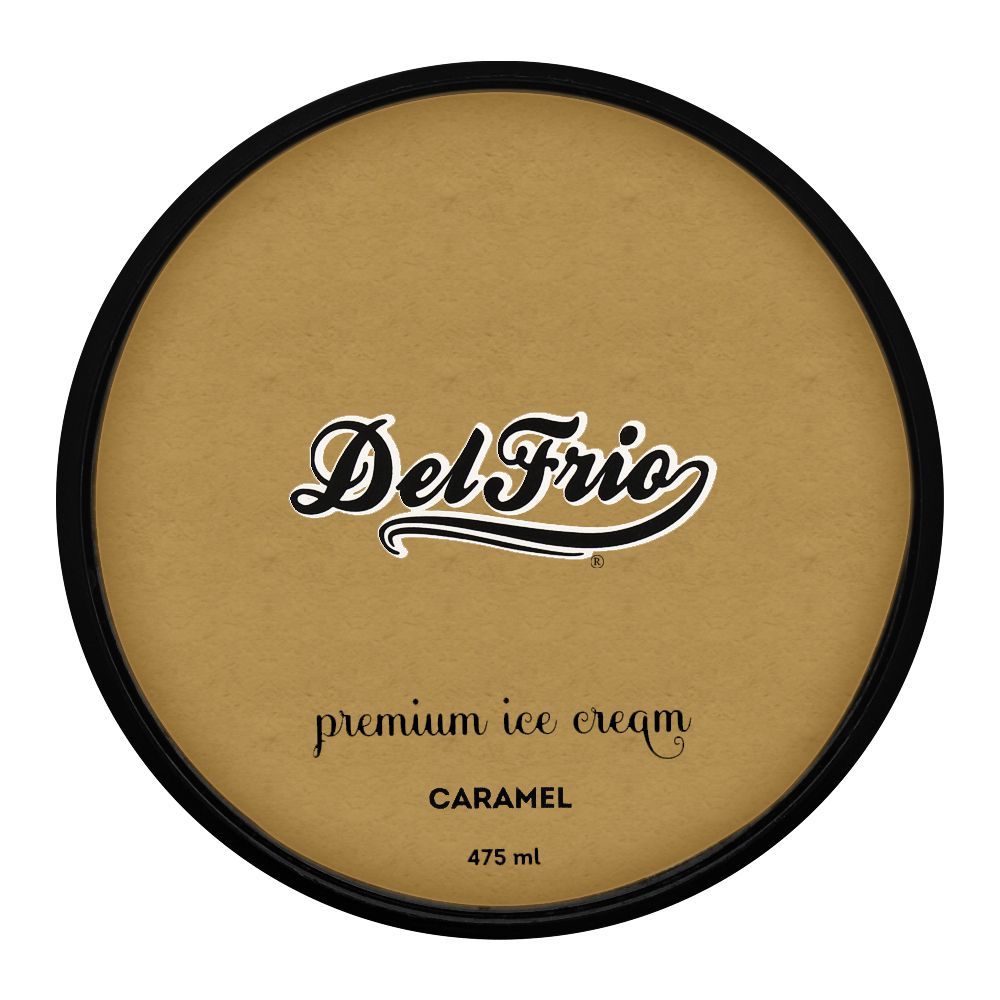 Delfrio Caramel Premium Ice Cream, 475ml - Image 2