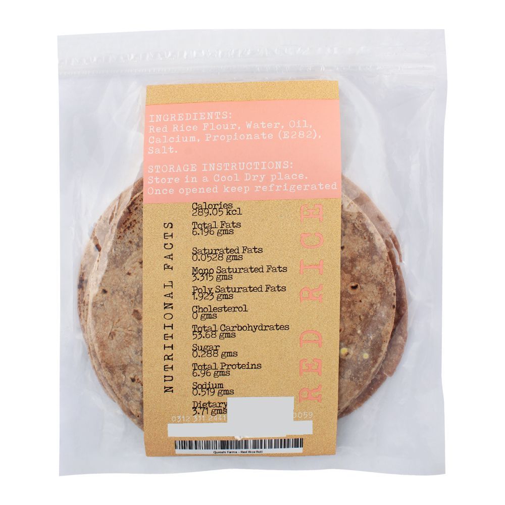 Qureshi Farms Home Made Red Rice Roti - Image 2
