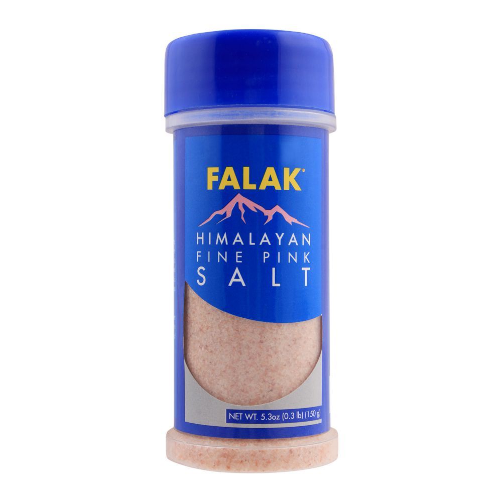 Falak Himalayan Fine Pink Salt, 150g, Bottle - Main Image