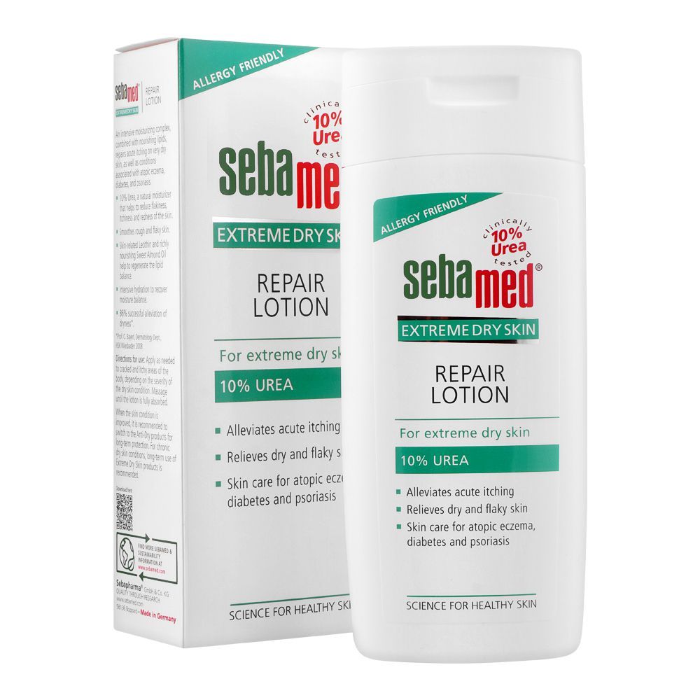 Seba Med Extreme Dry Skin 10% Urea Repair Lotion, For Extreme Dry Skin, 200ml - Main Image