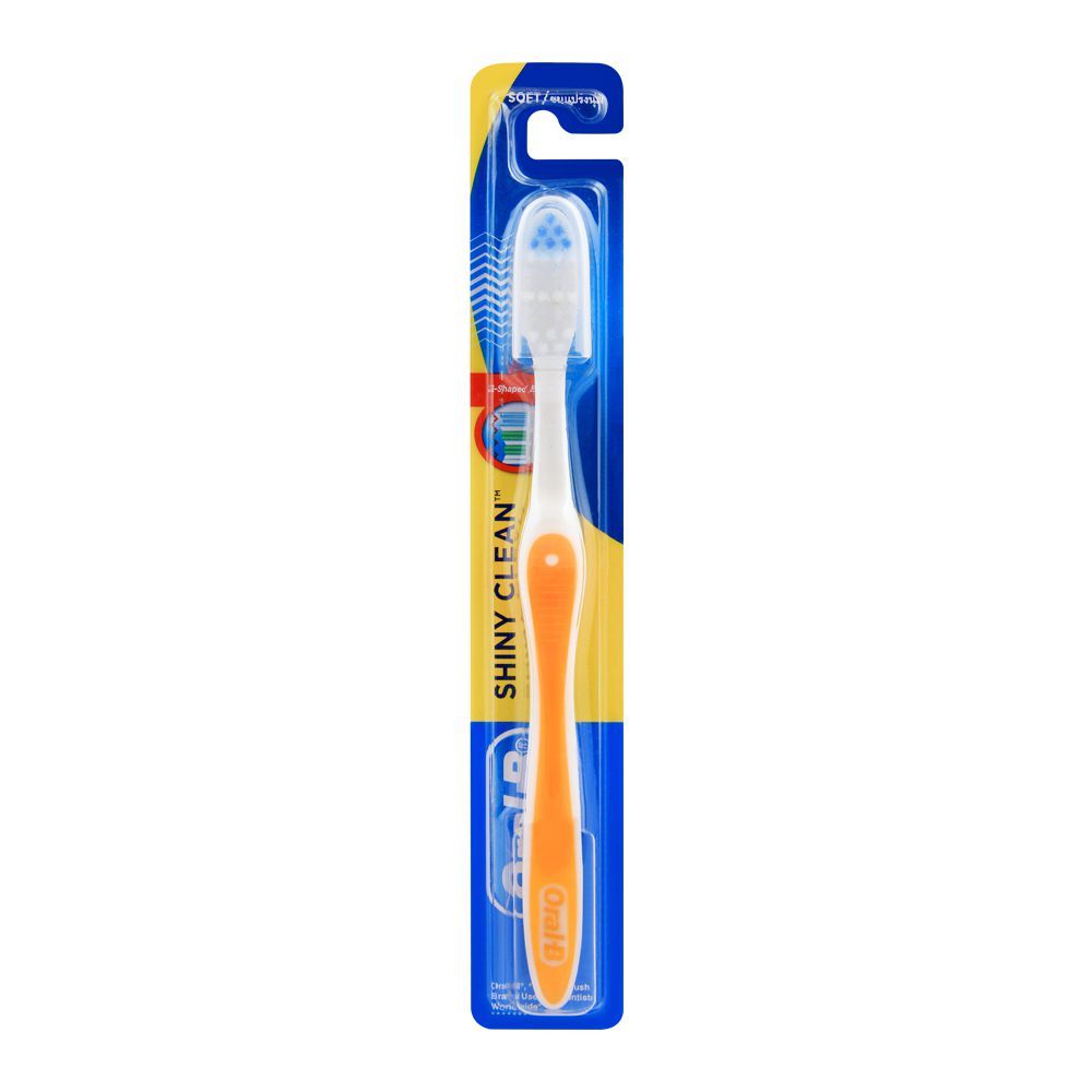 Oral-B Shiny Clean Toothbrush, Soft - Main Image
