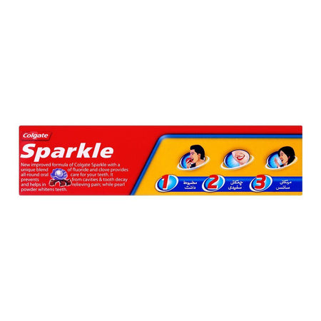 Colgate Sparkle Toothpaste With Clove & Pear Powder, 200g, Brush Pack - Image 5