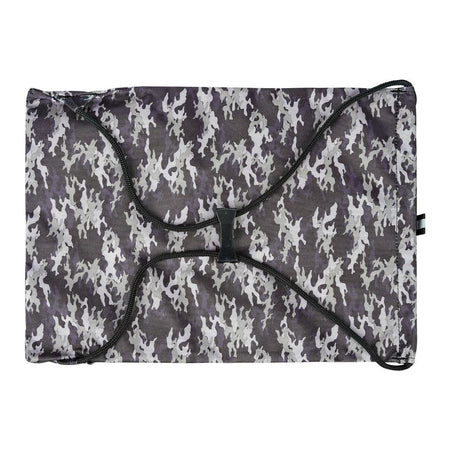 Wenger Flow Up Lightweight Drawstring Bag, Black Camouflage, 610192 - Image 2