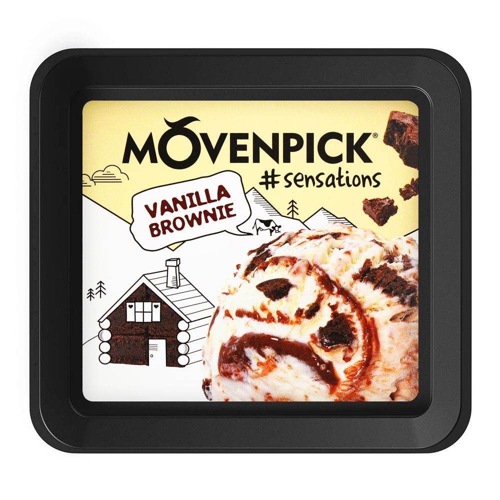 Movenpick Vanilla Brownie Sensations Ice Cream, 500ml - Image 3