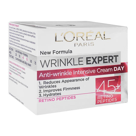 L'Oreal Wrinkle Expert 45+Retino Peptides Anti-Wrinkle Firming Day Cream, 50ml - Image 2