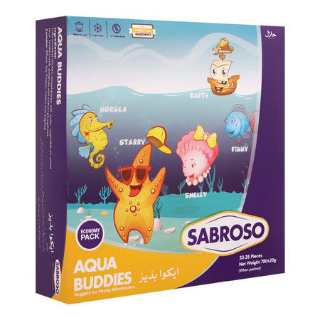 Sabroso Aqua Buddies, Economy Pack, 33-35 Pieces, 780g - Main Image